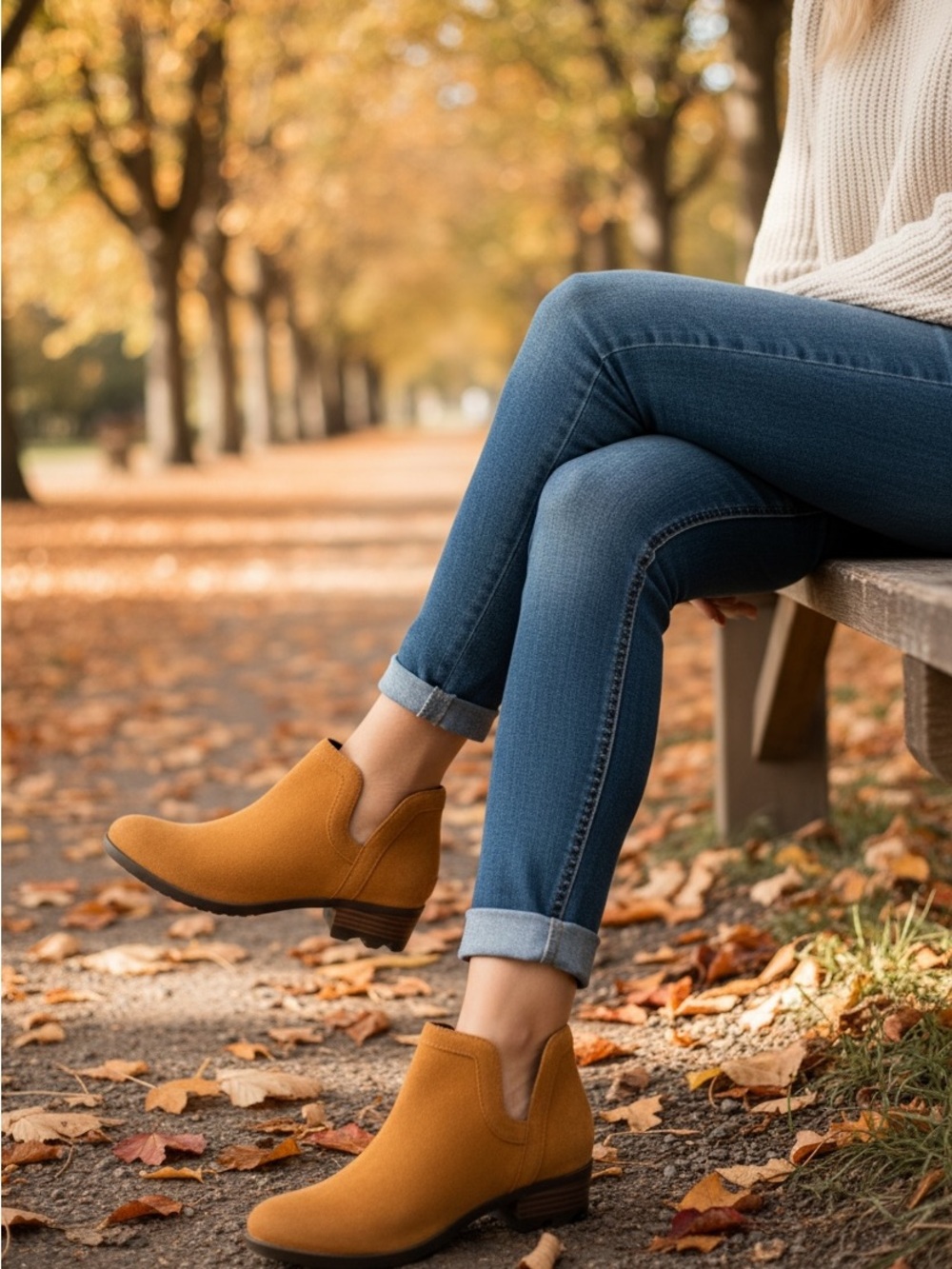 Sorel Suede Camel Color Ankle Boots